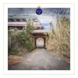 Foto de la entrada hacia el puerto donde está un barco