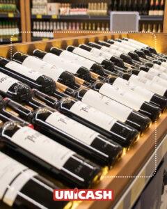 Expositor de botellas de vino